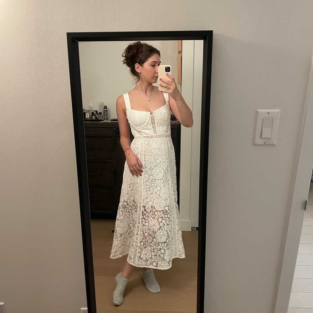 Self portrait midi dress